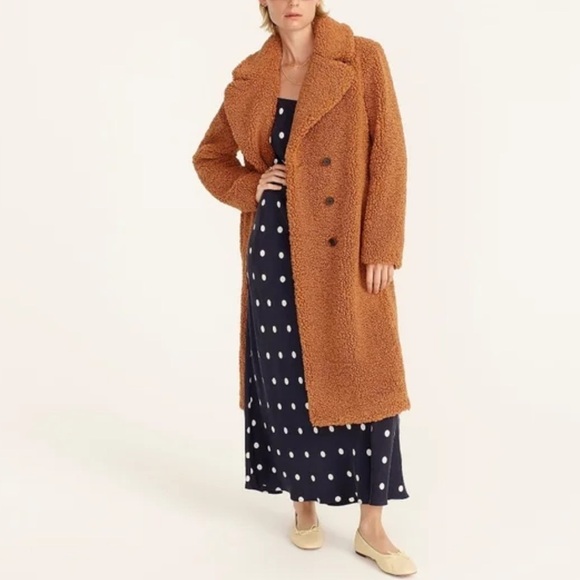J. Crew Jackets & Blazers - J. Crew Teddybear Jacket Peacoat XS